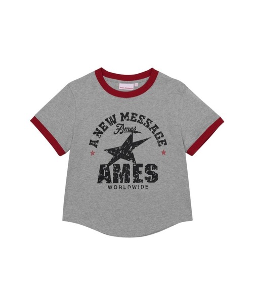 AMESWORLDWIDE（アメスワールドワイド）の「【UNISEX】AMES WORLDWIDE ／ビンテージスターT（Tシャツ/カットソー・レディース・ブラック/クリーム/グレー・SMALL/MEDIUM）」の16枚目の写真