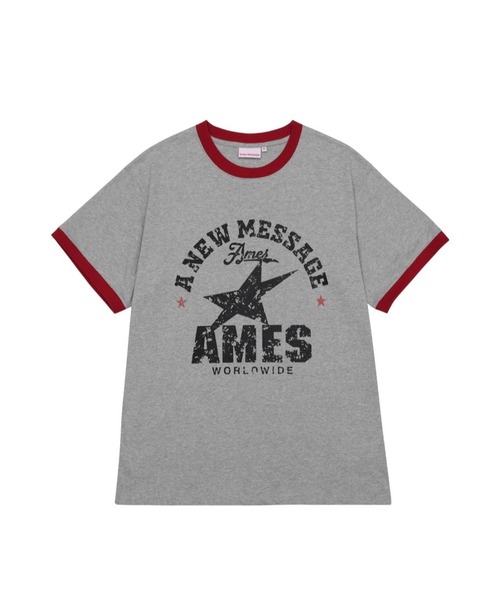 AMESWORLDWIDE（アメスワールドワイド）の「【UNISEX】AMES WORLDWIDE ／ビンテージスターT（Tシャツ/カットソー・レディース・ブラック/クリーム/グレー・SMALL/MEDIUM）」の18枚目の写真