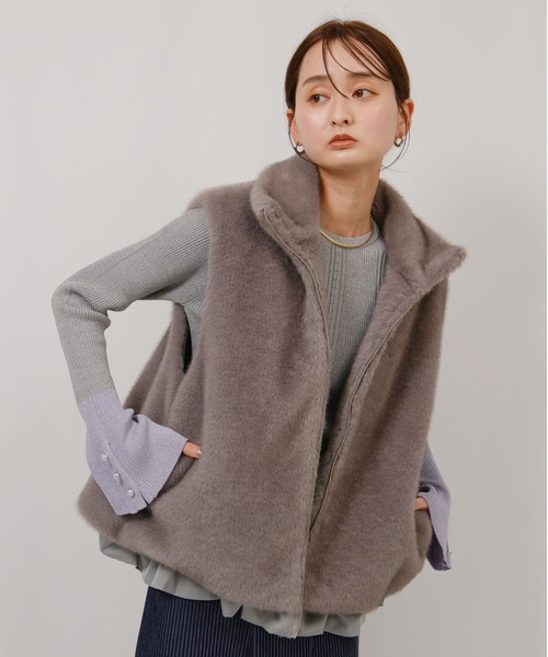 エコミンクファーベスト（ベスト）｜Palm Riche（ポームリシュ）の