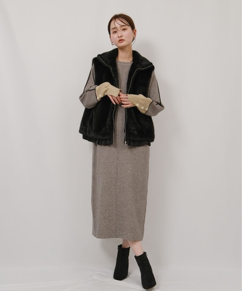 エコミンクファーベスト（ベスト）｜Palm Riche（ポームリシュ）の