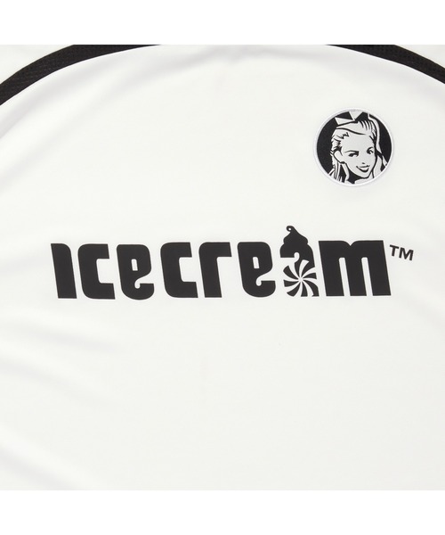 ICECREAM（アイスクリーム）の「GAME SHIRT（Tシャツ/カットソー・メンズ・ブラック/ホワイト・MEDIUM/LARGE/X-LARGE/SMALL）」の11枚目の写真