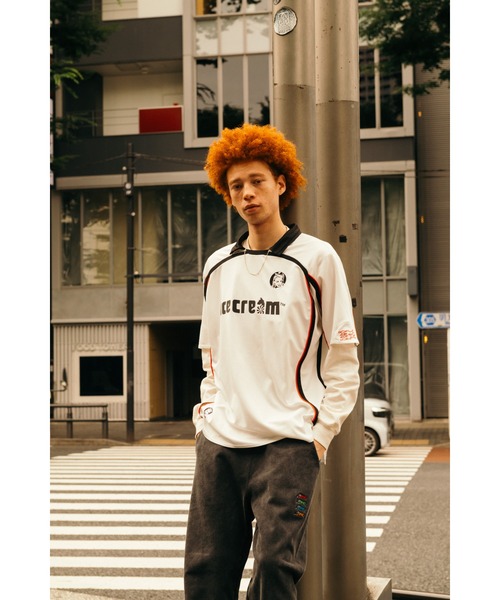 ICECREAM（アイスクリーム）の「GAME SHIRT（Tシャツ/カットソー・メンズ・ブラック/ホワイト・MEDIUM/LARGE/X-LARGE/SMALL）」の3枚目の写真