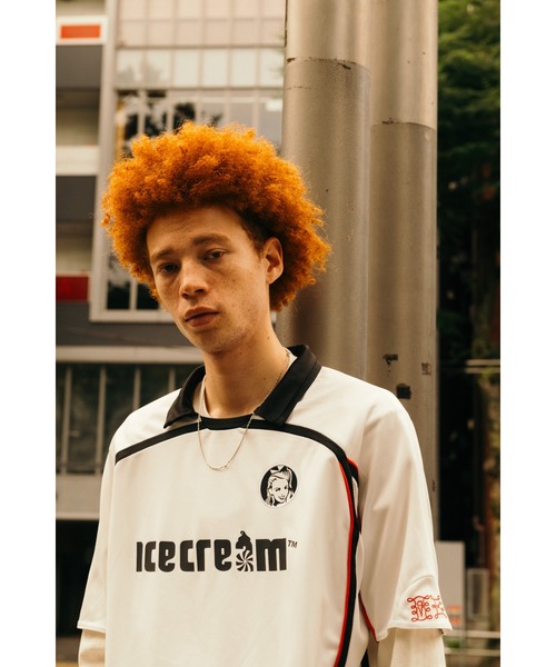 ICECREAM（アイスクリーム）の「GAME SHIRT（Tシャツ/カットソー・メンズ・ブラック/ホワイト・MEDIUM/LARGE/X-LARGE/SMALL）」の6枚目の写真