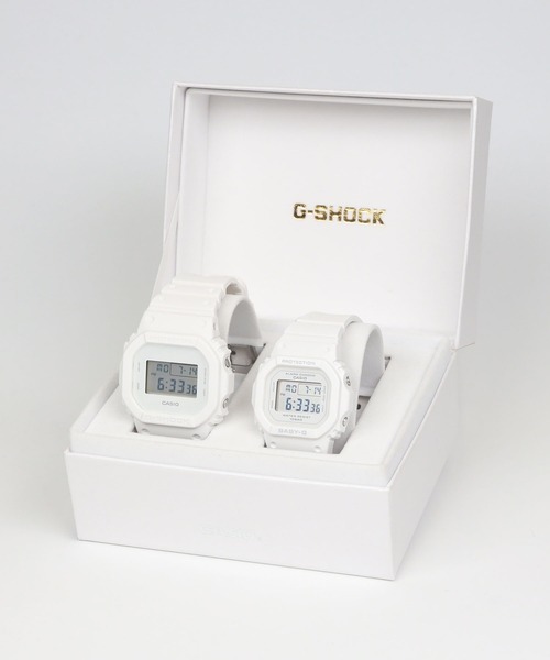 G-SHOCK(ジーショック)の「Pair Model / DW-5600WW-7JF × BGD-565U-7JF(デジタル腕時計・メンズ・ホワイト×ホワイト・FREE)」の12枚目の写真