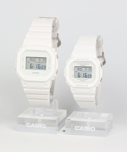 G-SHOCK(ジーショック)の「Pair Model / DW-5600WW-7JF × BGD-565U-7JF(デジタル腕時計・メンズ・ホワイト×ホワイト・FREE)」の10枚目の写真