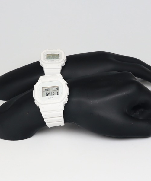 G-SHOCK(ジーショック)の「Pair Model / DW-5600WW-7JF × BGD-565U-7JF(デジタル腕時計・メンズ・ホワイト×ホワイト・FREE)」の4枚目の写真