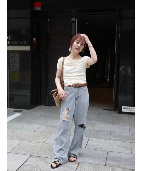 jumelle（ジュメロ）の「ドットシュシュ（シュシュ・レディース・アイボリー/ブラック・FREE）」の11枚目の写真