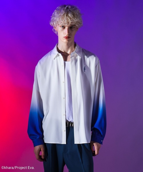 松本国際 グラデーションシャツ HARE（ハレ）の「【エヴァンゲリオンコラボ】グラデーションシャツ