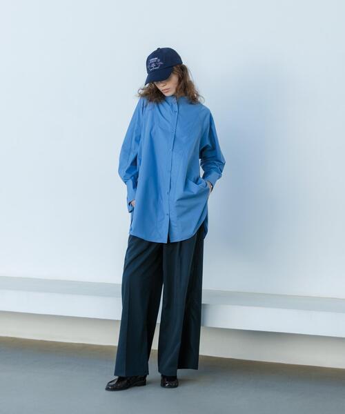 KBF（ケイビーエフ）の「バイカラーエンブロイダリーCAP（キャップ・レディース・ネイビー/グリーン系その他/アイボリー・ONE）」の21枚目の写真