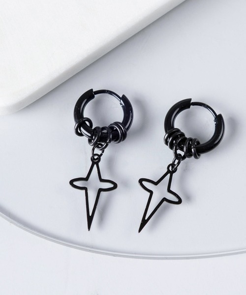 make a ray!（メイク ア レイ！）の「【91-1】ステンレス ピアス 両耳用 2点セット（ピアス（両耳用）・レディース・I/G/D/C/B/Q/O/J/H/A/F/E/N/M/L/K/P・FREE）」の5枚目の写真