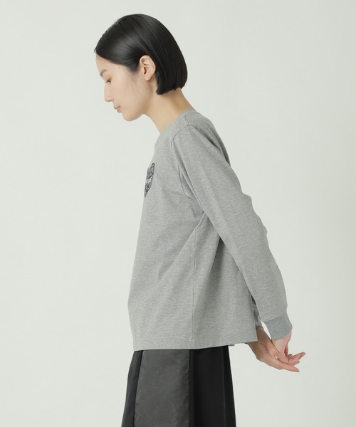 ZUCCa（ズッカ）の「(S)ハートロゴT / Tシャツ（Tシャツ/カットソー・レディース・グレー/ブラック/ホワイト・M size/XL）」の9枚目の写真
