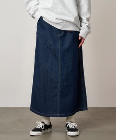BORDERS at BALCONY/ボーダーズアットバルコニー】DENIM FRILLED SKIRT
