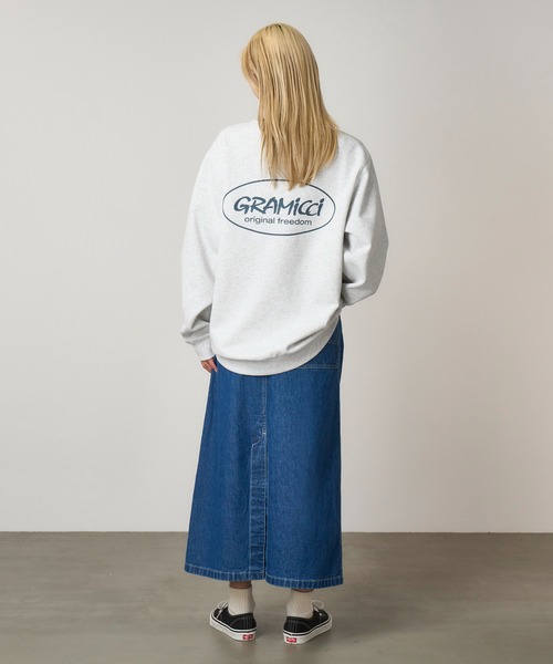 Gramicci（グラミチ）の「SUTTER DENIM SKIRT｜サッターデニムスカート（デニムスカート・レディース・ダークインディゴブルー/ワンウォッシュ・S/M/L）」の7枚目の写真