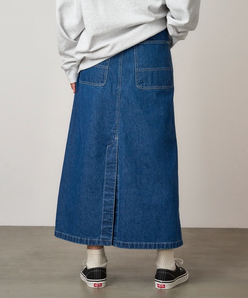 GRANCY デニムスカート L GRANCY】Fringedesign Denim Skirt / フリンジデザイン デニム