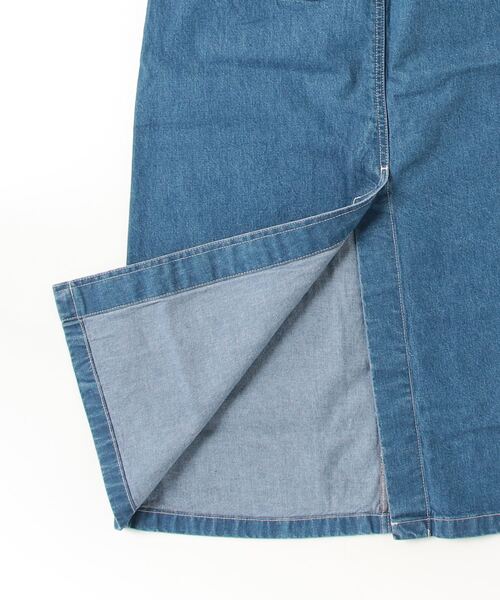 Gramicci（グラミチ）の「SUTTER DENIM SKIRT｜サッターデニムスカート（デニムスカート・レディース・ダークインディゴブルー/ワンウォッシュ・S/M/L）」の11枚目の写真