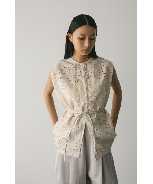 スタイルミキサー（STYLEMIXER）/2WAYジャガードチョーカートップ 2WAYジャガードチョーカートップ（タンクトップ）｜STYLEMIXER