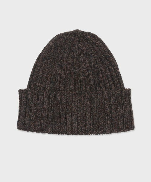 Paul Smith（ポールスミス）の「ウォッシャブル ニットキャップ【250311 WBEAN】（ニットキャップ/ビーニー・メンズ・ダークブラウン/ライトグレー・FREE）」の2枚目の写真