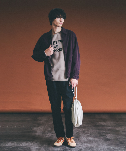 セール】オーバーダイ コットン ZIPブルゾン / オーバーサイズ