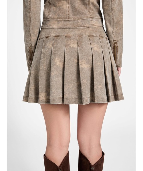 Guess(ゲス)の「ESTELL Pleated Mini Skirt スカート(スカート・レディース・ベージュ・X-SMALL/SMALL/MEDIUM)」の12枚目の写真