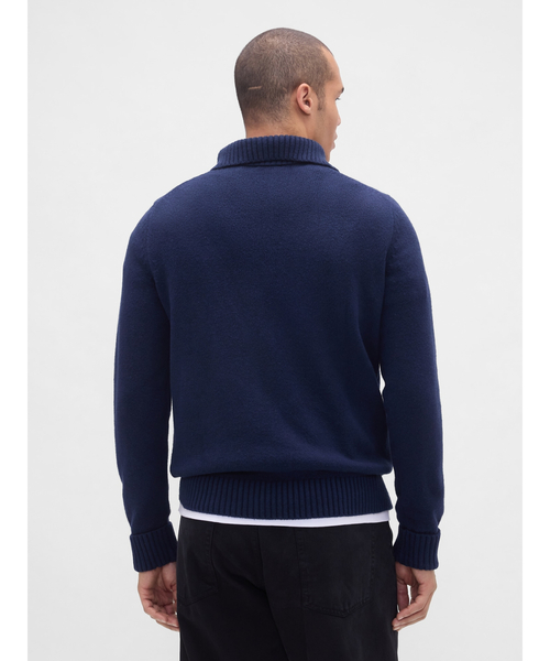 セール】Cashsoft カシミヤタッチ 1/4ジップアップ プルオーバー