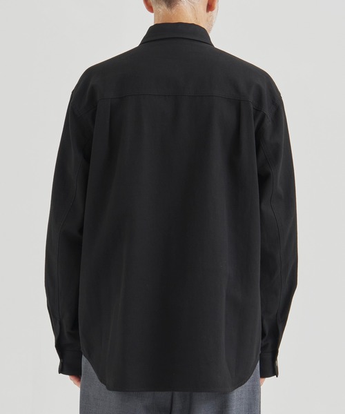 ATON / エイトン】HARD WASHED COTTON SHIRT JACKET（テーラード