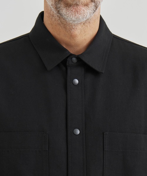 ATON / エイトン】HARD WASHED COTTON SHIRT JACKET（テーラード