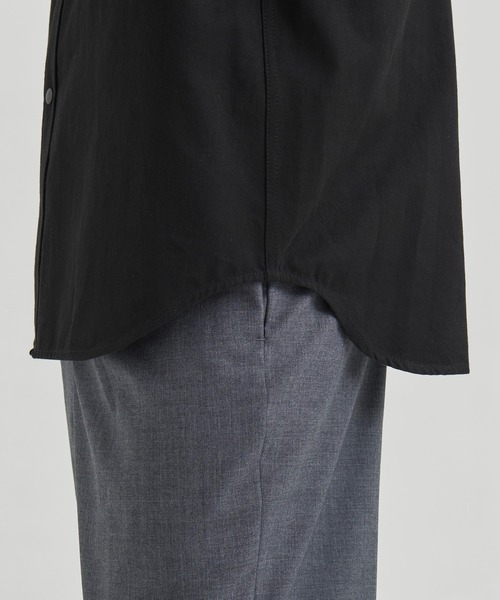ATON(エイトン)の「【ATON / エイトン】HARD WASHED COTTON SHIRT JACKET(テーラードジャケット・メンズ・オフホワイト/ブラック・4/6)」の9枚目の写真