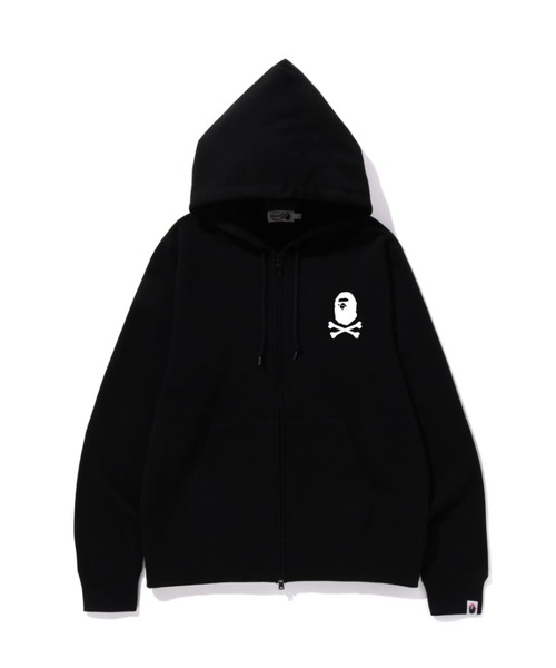 トップス APE CROSSBONE COLLEGE ZIP HOODIE APE CROSSBONE COLLEGE ZIP HOODIE（パーカー）｜A BATHING APE（ア