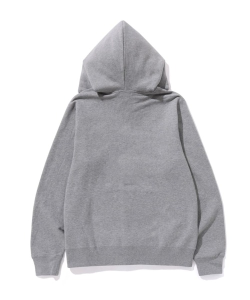 A BATHING APE（アベイシングエイプ）の「APE CROSSBONE COLLEGE ZIP HOODIE（パーカー・メンズ・ブラック/グレー・SMALL/XX-LARGE/X-LARGE/LARGE/MEDIUM）」の4枚目の写真