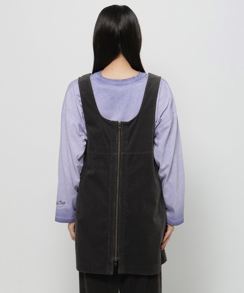 ANDWANG ミニワンピース RESTOCK）Shirt pleated mini onepiece