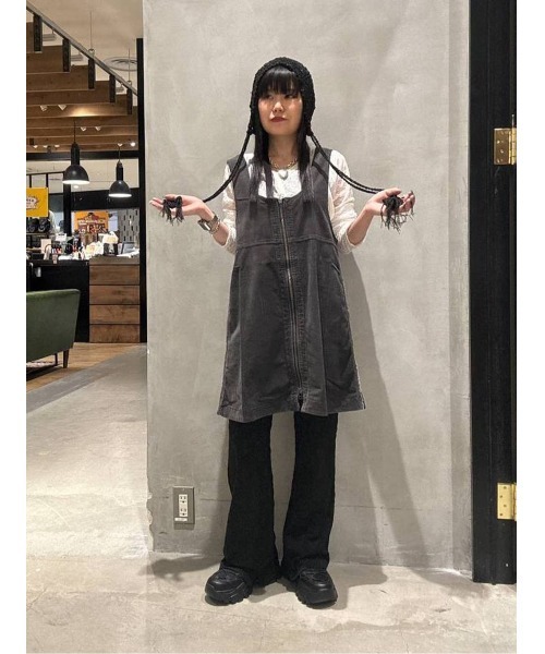 niko and...（ニコアンド）の「アソート2WAY ZIPミニワンピース（ワンピース・レディース・ベージュ/スモーク/キャメル/インディゴブルー・FREE）」の18枚目の写真