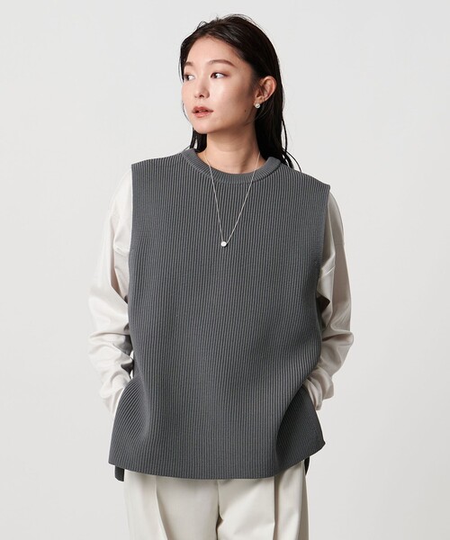 MARW UNITED ARROWS＞アゼ クルーネック ニット ベスト（ニット