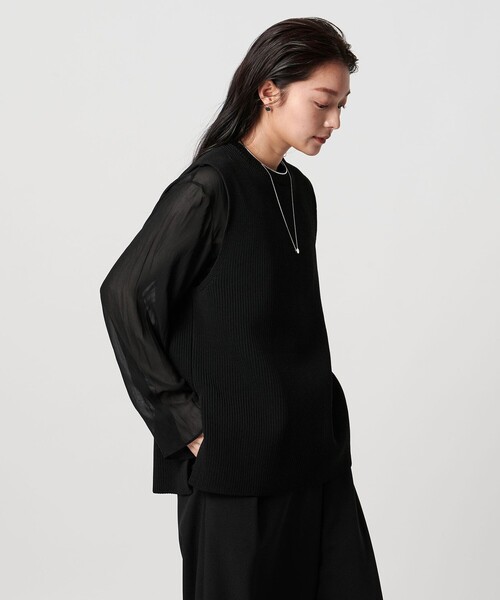 MARW UNITED ARROWS＞アゼ クルーネック ニット ベスト（ニット