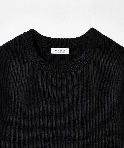 MARW UNITED ARROWS(マルゥ ユナイテッドアローズ)の「<MARW UNITED ARROWS>アゼ クルーネック ニット ベスト(ニット/セーター・レディース・グレー系/ブラック/ホワイト・FREE)」の21枚目の写真