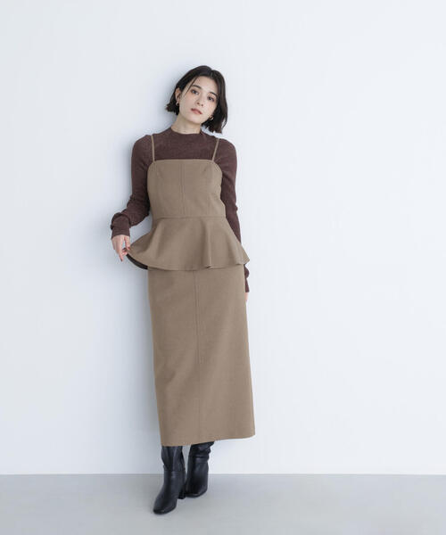 ◇ハイネックラメリブニット（ニット/セーター）｜NATURAL BEAUTY