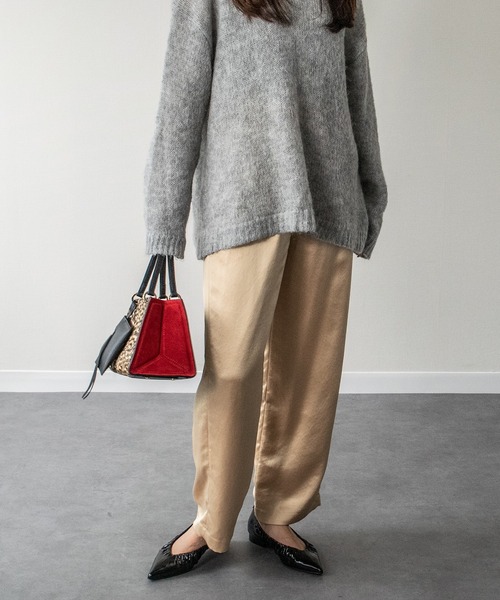 inter-chaussures（インターショシュール）の「【INTER-CHAUSSURES】ポインテッドトウギャザーパンプス(I51511)（パンプス・レディース・ゴールド/ベージュ系その他/ブラック系その他・36/37/38）」の8枚目の写真