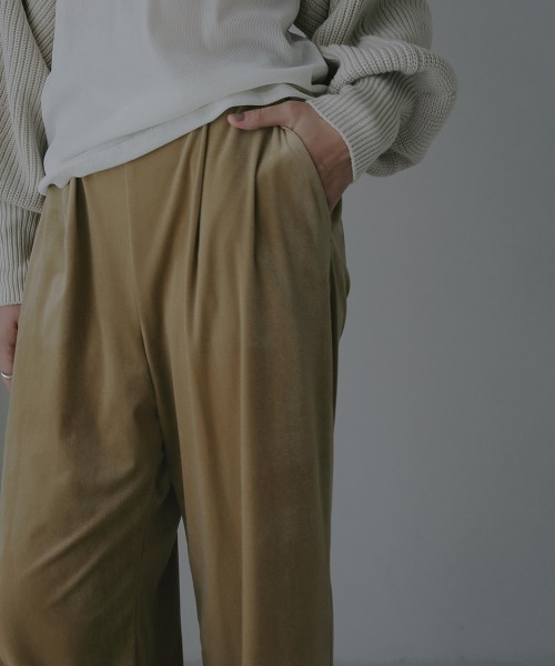 MANOF（マノフ）の「VELOUR 2WAY PANTS（その他パンツ・レディース・ブラック/キャメル/ピンク・S/M）」の9枚目の写真