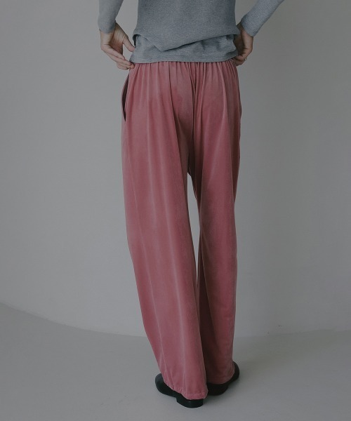 MANOF（マノフ）の「VELOUR 2WAY PANTS（その他パンツ・レディース・ブラック/キャメル/ピンク・S/M）」の14枚目の写真