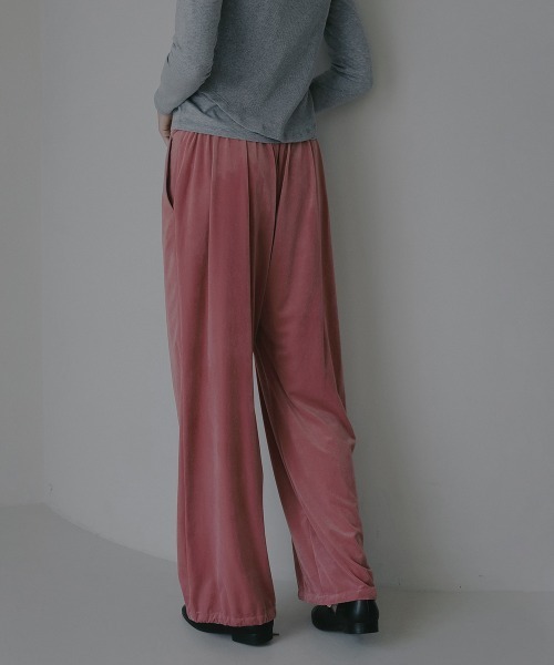 MANOF（マノフ）の「VELOUR 2WAY PANTS（その他パンツ・レディース・ブラック/キャメル/ピンク・S/M）」の15枚目の写真
