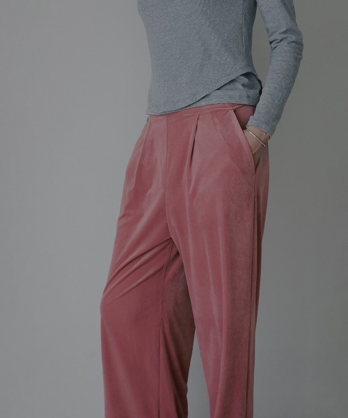 MANOF（マノフ）の「VELOUR 2WAY PANTS（その他パンツ・レディース・ブラック/キャメル/ピンク・S/M）」の16枚目の写真