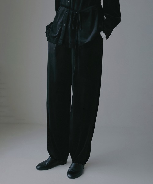 MANOF（マノフ）の「VELOUR 2WAY PANTS（その他パンツ・レディース・ブラック/キャメル/ピンク・S/M）」の18枚目の写真