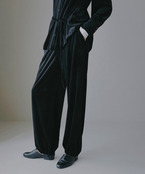 MANOF（マノフ）の「VELOUR 2WAY PANTS（その他パンツ・レディース・ブラック/キャメル/ピンク・S/M）」の19枚目の写真