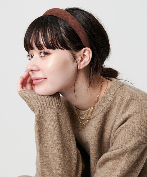 BEAUTY&YOUTH UNITED ARROWS(ビューティーアンドユースユナイテッドアローズ)の「プク カチューシャ(カチューシャ・レディース・ダークブラウン/ブラック/その他1・FREE)」の1枚目の写真