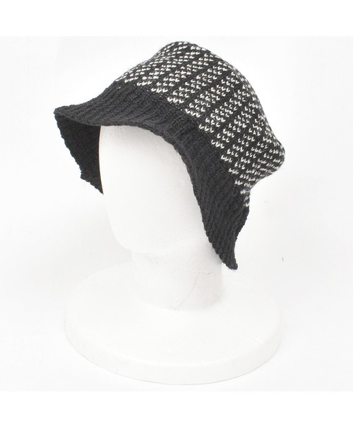 HIGHLAND 2000(ハイランドトゥーサウザンド)の「HIGHLAND 2000 バーズアイ バケットハット Bird Eye Straight Bucket Hat(ハット・レディース・ブラック系/ネイビー系・FREE)」の2枚目の写真