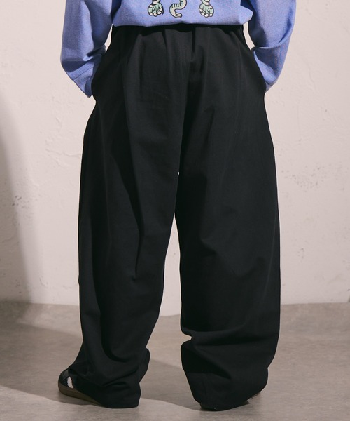 PAIRMANON STREET（ペアマノンストリート）の「タック ツイル パンツ【PAIRMANON STREET】（その他パンツ・キッズ・ブラック/オフホワイト/グレー/ベージュ/ブラウン・100/110/120/130/140/150/160/90）」の18枚目の写真