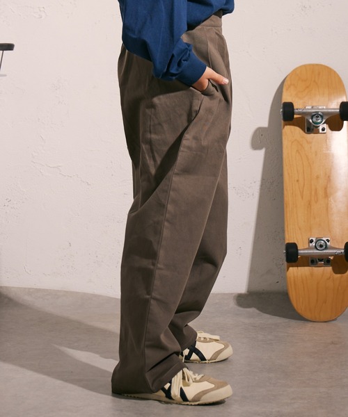 タック ツイル パンツ【PAIRMANON STREET】（その他パンツ
