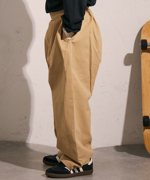 セールスマン タック ツイル パンツ【PAIRMANON STREET】（その他パンツ