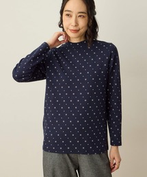 ストレッチハイネックプルオーバー【オーガニックコットンブレンド・大きいサイズあり】