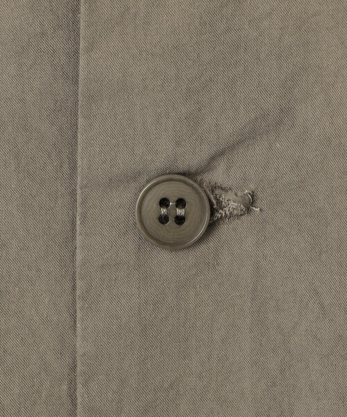 ORCIVAL（オーシバル）の「ORCIVAL | コットンツイル ノーカラーシャツブルゾン MEN（シャツ/ブラウス・メンズ・ブラック/モカ/イエロー・5/4）」の7枚目の写真