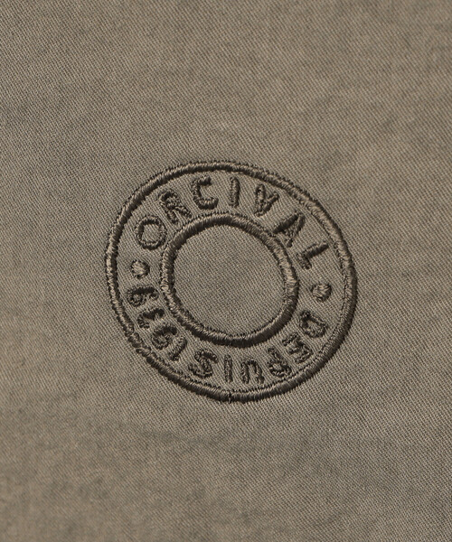 ORCIVAL（オーシバル）の「ORCIVAL | コットンツイル ノーカラーシャツブルゾン MEN（シャツ/ブラウス・メンズ・ブラック/モカ/イエロー・5/4）」の8枚目の写真